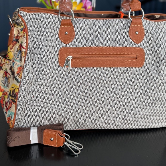 American Bling by Montana West Weekender Bag NWT - Picture 5 of 7